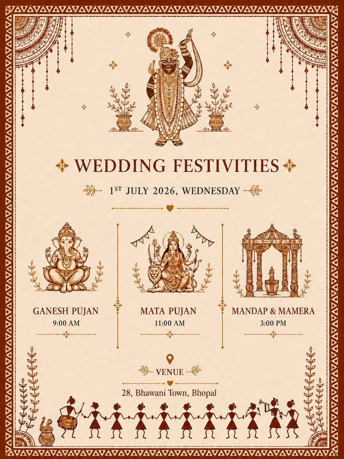 Wedding Festivities — 1st July 2026